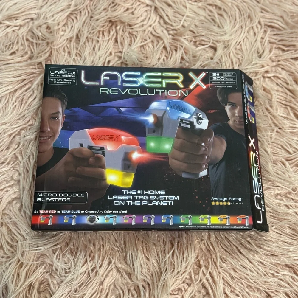 Laser X Revolution Micro Double Blasters - Multi-Color